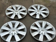 TOYOTA  AVENSIS 16" WHEEL TRIM X 4 HUB CAP GENUINE 4260205100 FULL SET