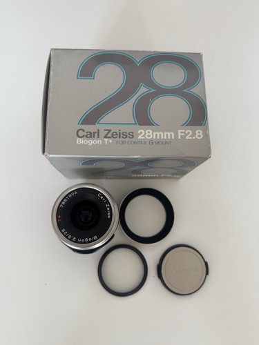 Contax carl zeiss biogon - contax, t*