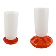 Chicken Feeder and Waterer Set