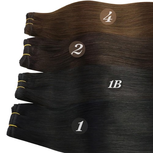 Double weft remy human hair - human,