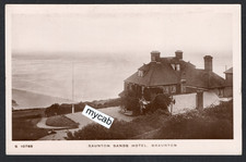 Postcard Braunton nr Barnstaple Devon the Saunton Sands Hotel early RP by WHS