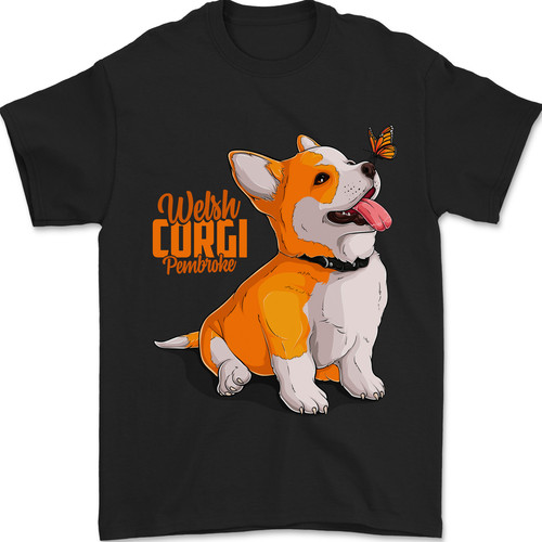 Welsh corgi illustration dog - a,