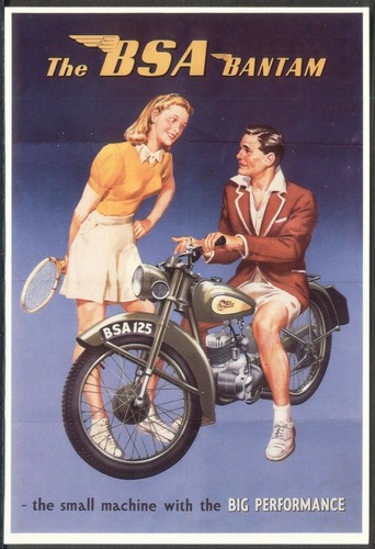Modern motor bike postcard - modern,