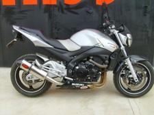 MassMoto Exhaust SlipOn Silencer Oval Inox Carbon Cap Suzuki GSR 600 2006-2011