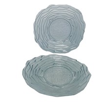 Vintage Glass Plate x2 Plates