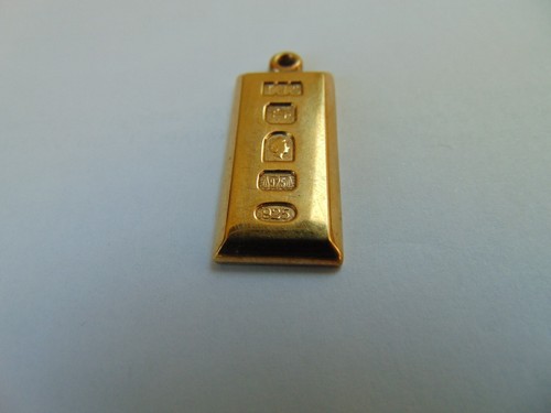 Sterling silver gilt - gilt, ingot