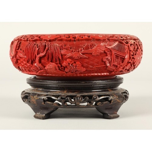 Antique carved red - antique,