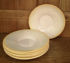 Vintage Shelley Porcelain Round Saucers Set Of 6 12072/w