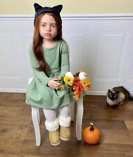 40inch Finished Reborn Dolls Toddler Girl Aloenka Rooted Hair Handmade Toys Gift