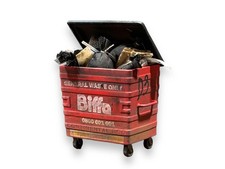 Model Railway 'Biffa' Waste Bins - Custom - O gauge