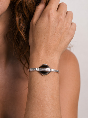 Tuareg ebony wood - ebony, bracelet
