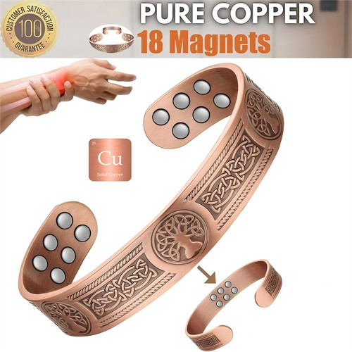 Pure copper magnetic bracelet - pure,