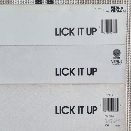 Kiss lick uk 1983 - it, lp