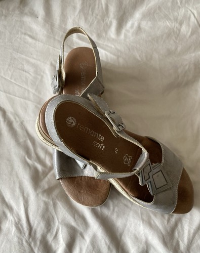Remonte rieker silver wedge - silver,