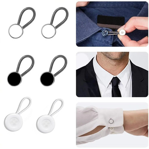 8pcs elastic collar button - 8pcs,