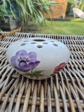 Vintage Radford Pottery Hand Painted Art Deco Flower Vase Rose Bowl