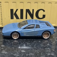 Matchbox Ferrari Testarossa Custom with real riders 