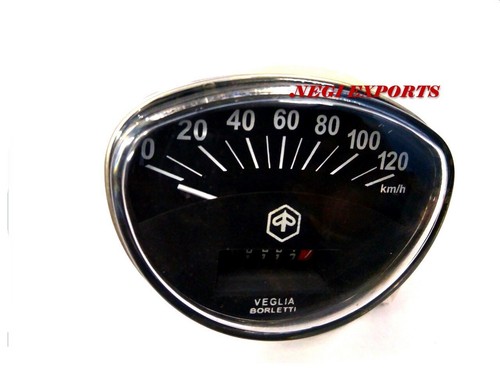 Vespa speedometer black - vespa,