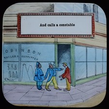 ANTIQUE Magic Lantern Slide