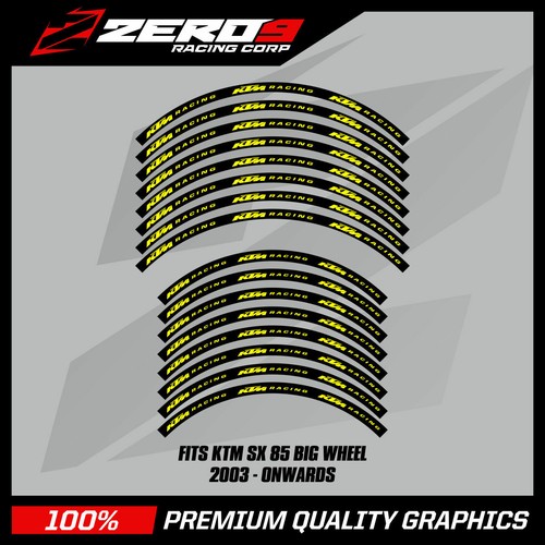 Ktm rim decals 16 - 19", 16"