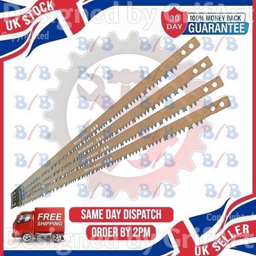 Four bow saw blades spare - four,