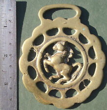 Cast Horse Brass: Rearing or Prancing Horse, Free P&P, 