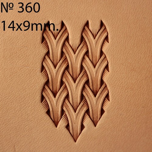 Leather stamp tool weave - stamp,