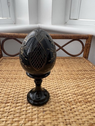 Vintage wooden modern faberge - modern,