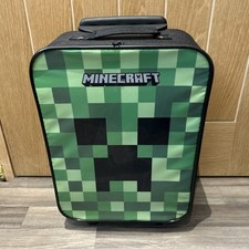 Children’s Small Minecraft Pull Along Suitcase with Wheels