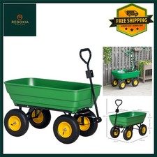 Heavy Duty Garden Cart Tipping