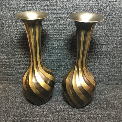Vases pair metal - vases, design