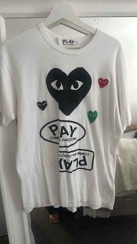 Comme des garcons play shirt - garcons, t-shirt