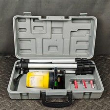 Self Adjusting Laser Level Battery Powered Portable Precision With Case Tripod