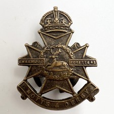 Genuine Notts & Derby Regiment Lapel Badge
