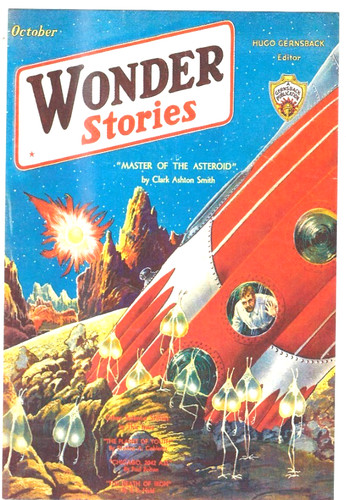 Science fiction comic book - science,