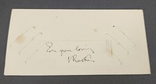John Ruskin original signature