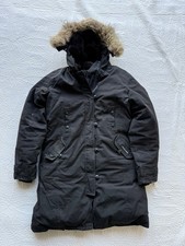  Women’s Canada Goose Kensington Parka 2506L Black Coat XL Long Puffer Jacket 