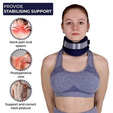 Soft Foam Neck Collar Support Brace Whiplash Cervical Neck Pain Relief Traction