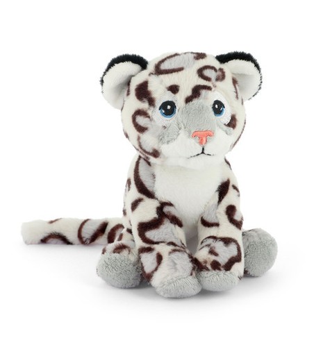 Keeleco 13cm snow leopard toy - leopard,