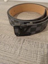 LV Belt Black Chequered