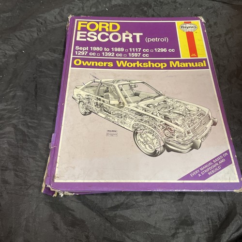 Haynes ford escort 1980 1989 - haynes, 1980-1989
