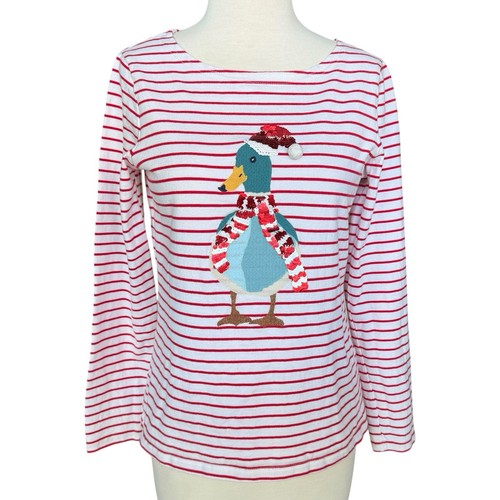Joules harbour luxe red - luxe, red/white