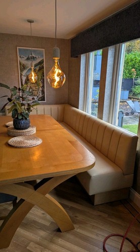 Corner dinning bench fixed - ,