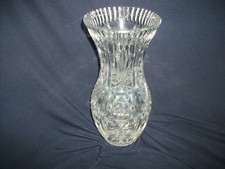 Large Heavy Crystal Cut Glass