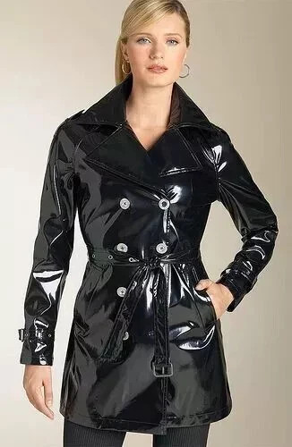 Women raincoat vinyl double - women,