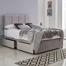 LUXURY DIVAN PLUSH VELVET BED