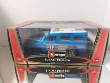 Bburago Land Rover 4x4 Paris Dakar 1:25 In Box Burago