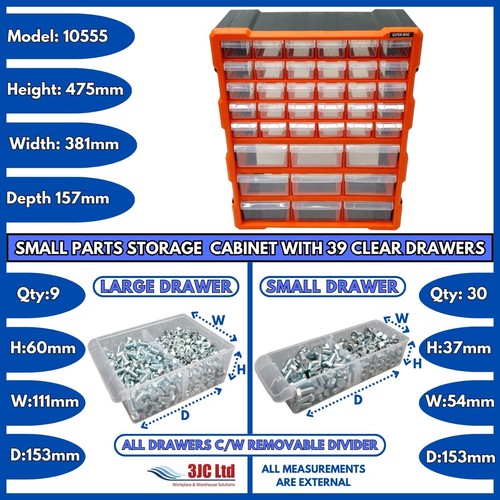 New drawer plastic parts bin - drawer,