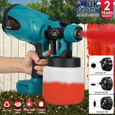 Cordless Electric Paint Sprayer HVLP Fence Wall Airless Spray Gun 800ml