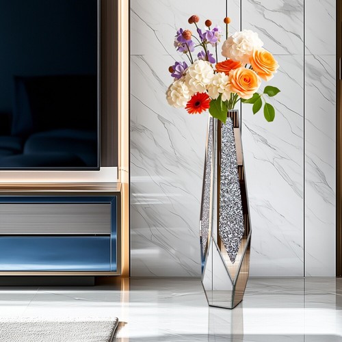 Large floor vase crushed - floor,